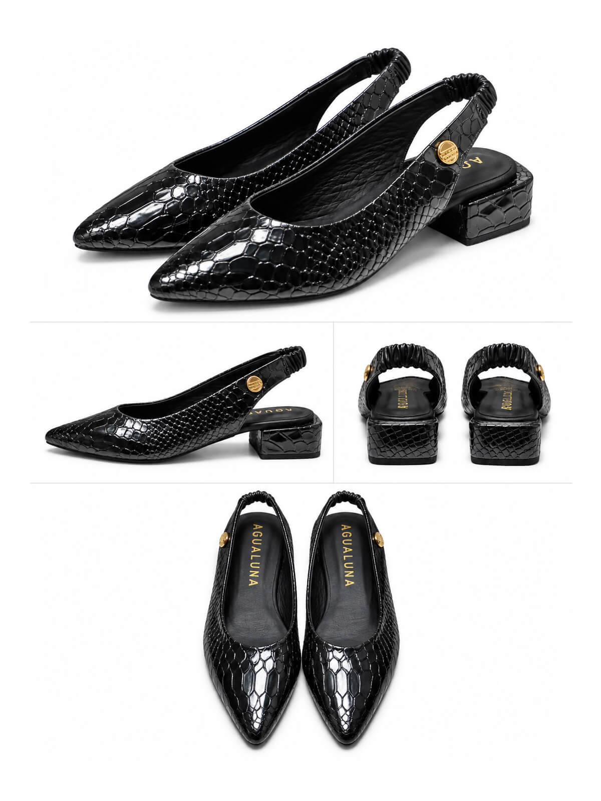 Baletas Carlota 2 1/2 con tacón bajo, ideales para complementar looks casuales y sofisticados