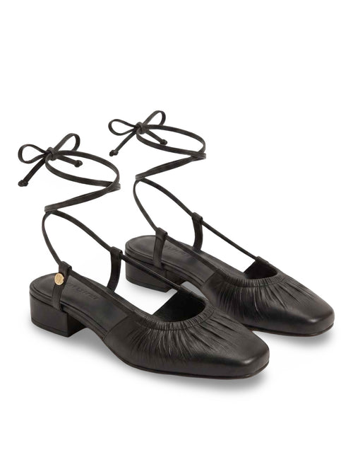 Baletas Luna negras estilo premium casual chic y sofisticado