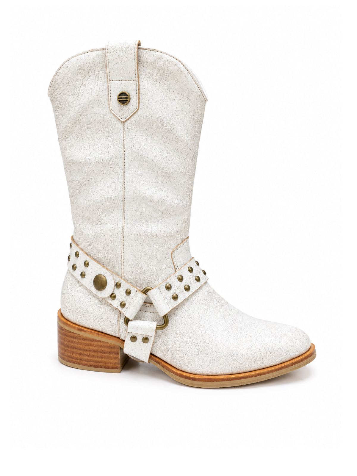 Botas texanas Eva color avellana elaboradas en cuero artesanal para mujer