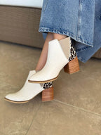 Botines 5 1/2 Boston Hueso