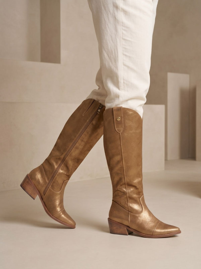Botas caña alta Sao Paulo estilo premium fashion y sofisticado