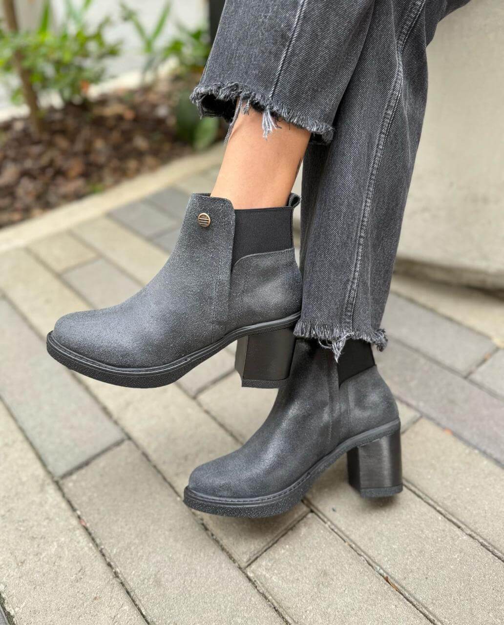 Botines 6 1/2 Carnaza Encerada