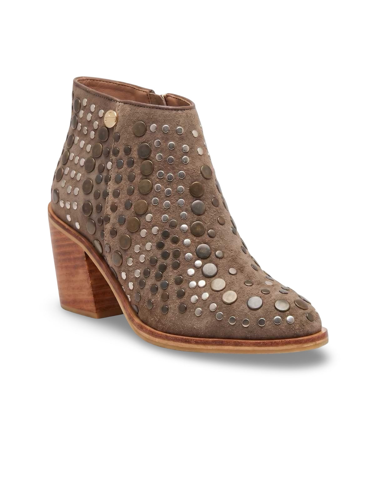 Botines Italy Taches taupe estilo premium fashion y sofisticado