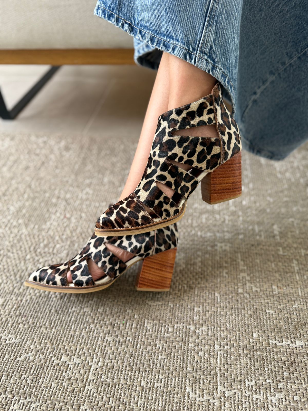 Semibotines Zafiro Animalprint Leopardo