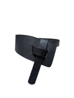 Fajón de 8 cm color negro con diseño elegante y atemporal para mujer