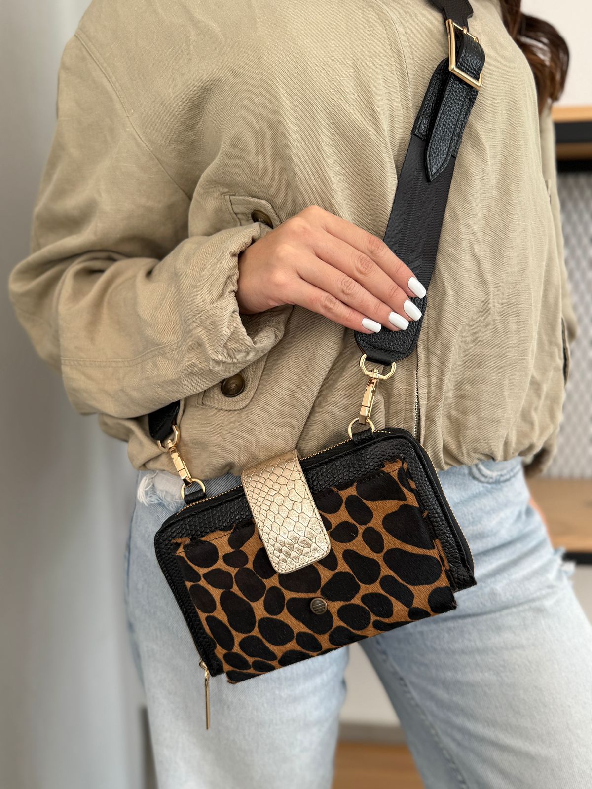 Bolso Manos Libre Porta Celular Jirafa