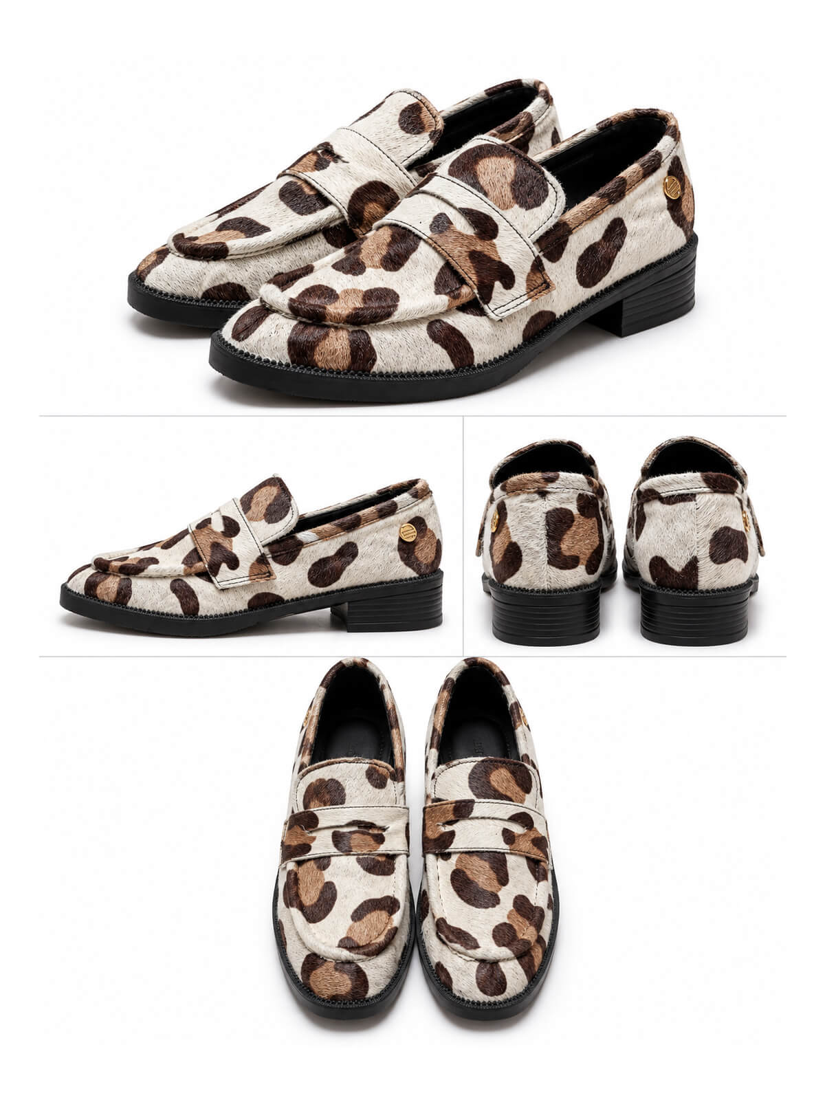 Mocasines Malta animal print para mujer, con estampado de tendencia y diseño casual elegante para complementar diferentes looks.