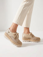 Mocasines Valeria Coquito pardo estilo premium chic y sofisticado