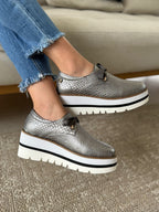 Mocasines Porcelana Dino Plomo