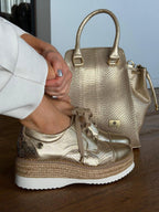 Mocasines Valeria Dorado