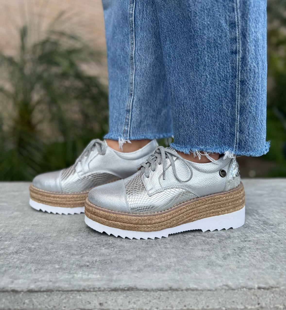 Mocasines Valeria Plata