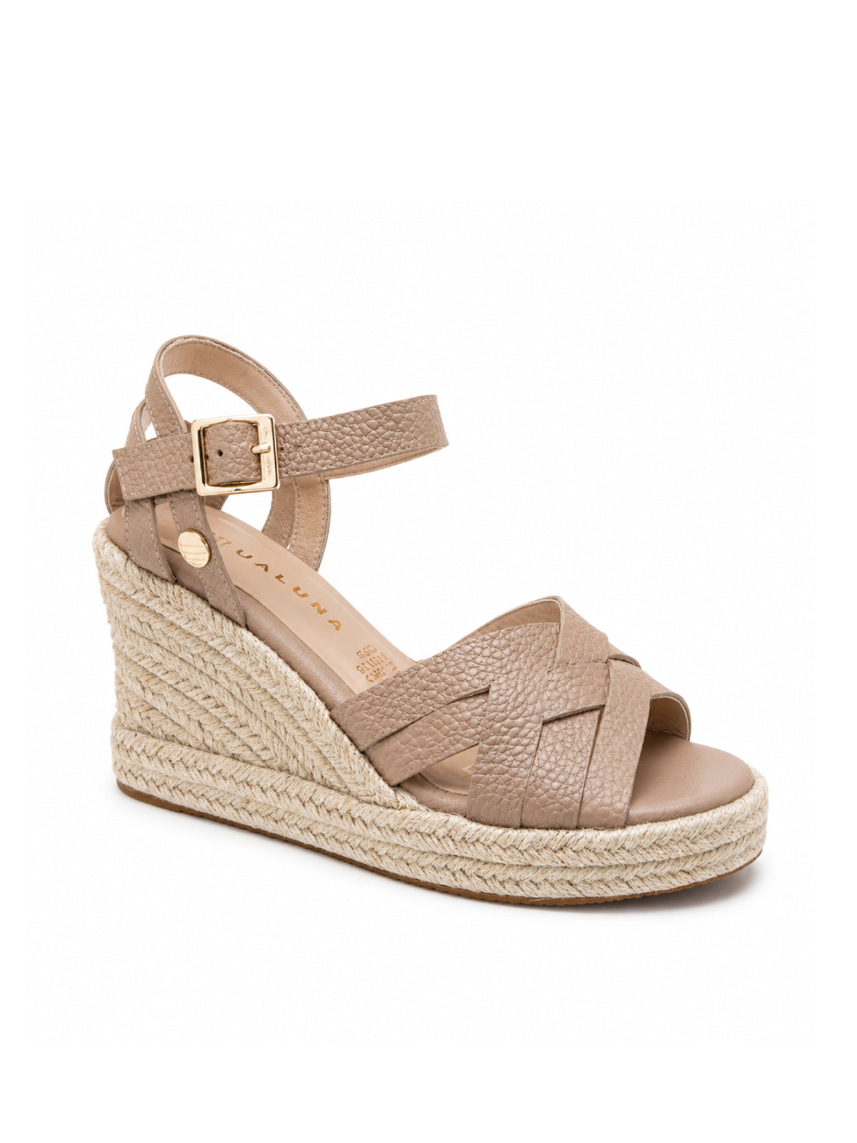Plataformas Milagros color capuchino con diseño cómodo, elegante y moderno para mujer