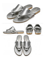 Sandalias Planas Cuero Ava