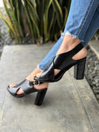 Sandalias 6 1/2 Siena Negro