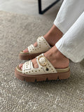 Sandalias Tractor Emilia Hueso