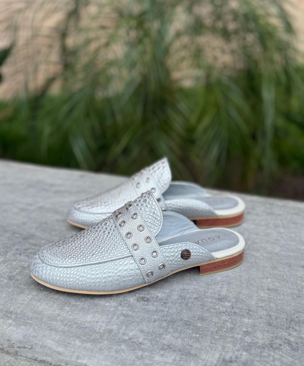 Suecos Antifaz Hojales Plata