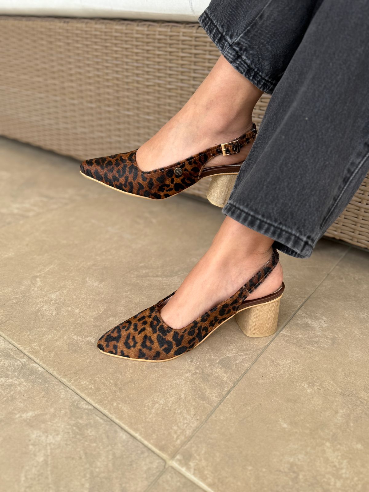 Tacones 5 1/2 Animal Print Leopardo