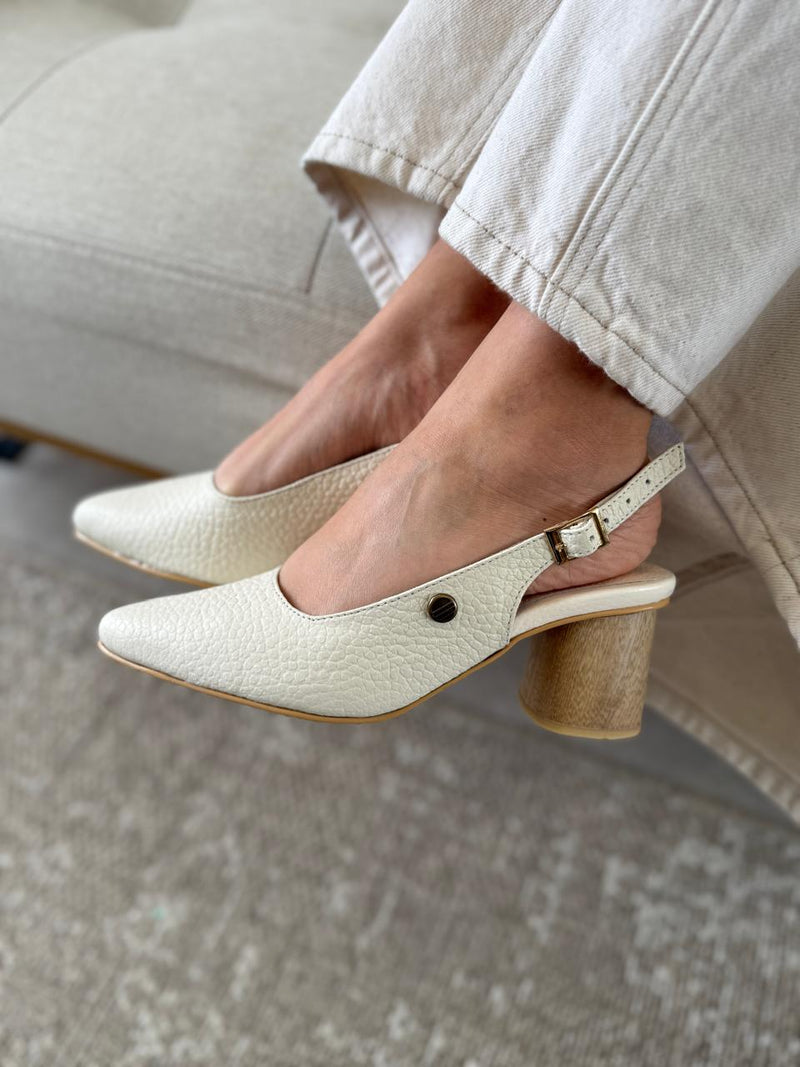 Tacones 5 1/2 Aurora Color Hueso