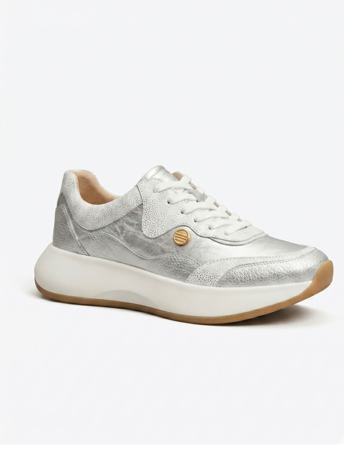 Tenis Dubai dorado plata estilo premium fashion y sofisticado