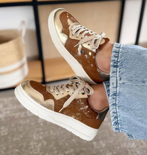 Tenis Cuero Grecia Miel