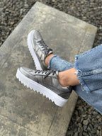 Tenis Cuero Paris Plomo