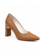 Zapatos elegantes color miel ideales para fiestas, cócteles y ocasiones especiales