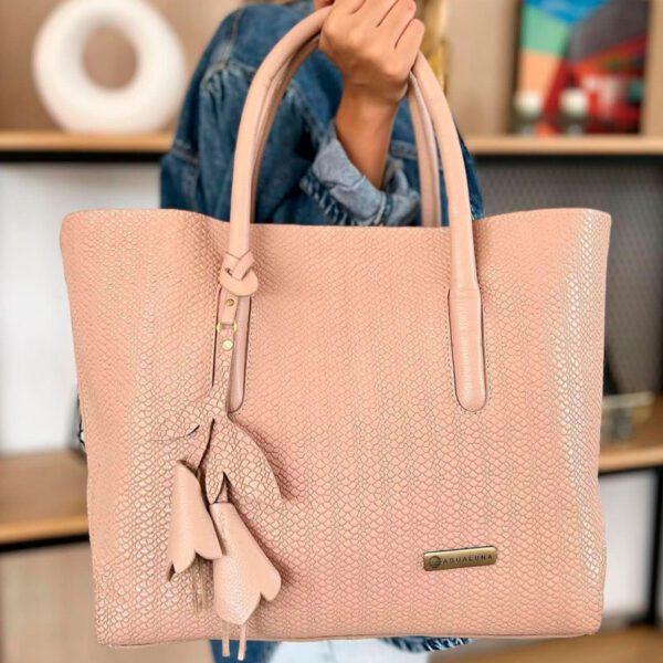 BOLSOS FLOR PANGOLIN NUDE