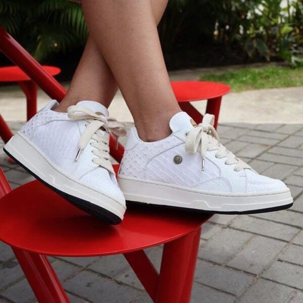 TENIS CUERO CHICAGO BLANCO